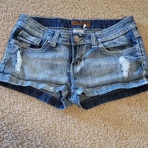 Free culture denim shorts size 11 Jr